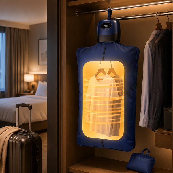 Portable Mini Clothes Dryer with Adjustable Timer for Apartments, RVs & Small Spaces