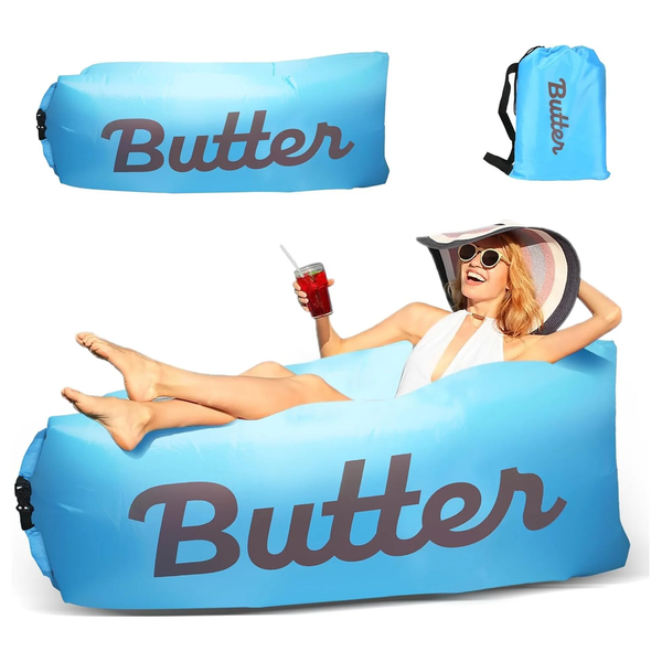 Inflatable Lounger Air Sofa for Camping, Beach & Outdoor Relaxation