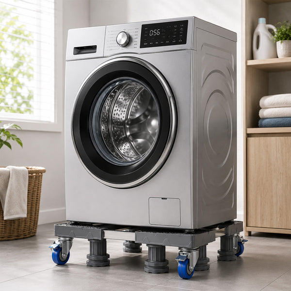 Heavy Duty Mini Fridge Stand with Wheels for Easy Moving & Storage