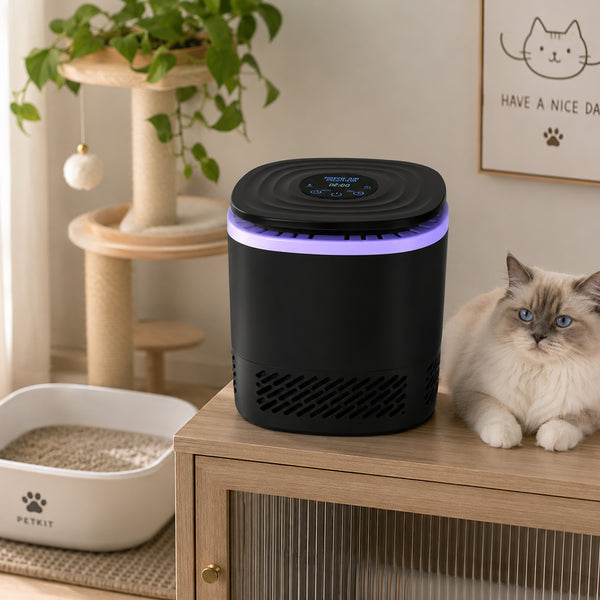 Portable Air Purifier with Replaceable Filter for Home & Office Use
