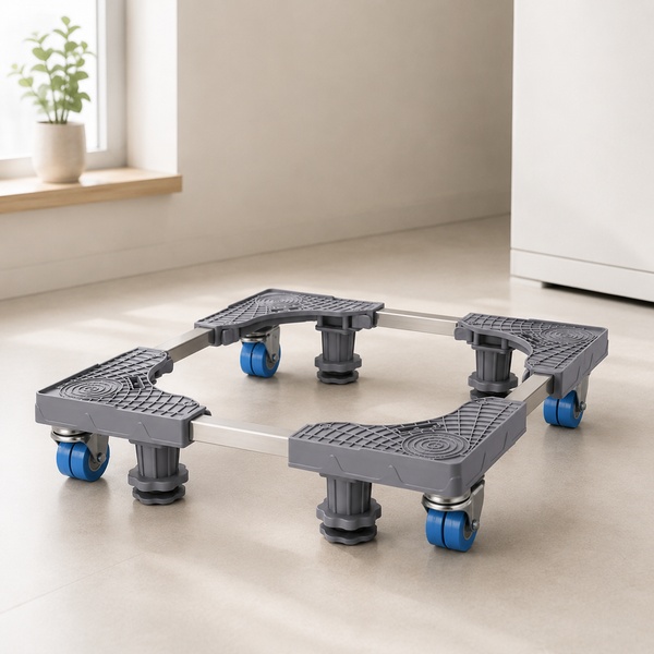 Heavy Duty Mini Fridge Stand with Wheels for Easy Moving & Storage