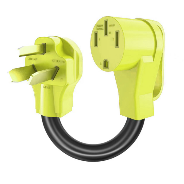 NEMA 10-30P to 14-50R EV Charger Adapter Cord, UL Listed 30 AMP Dryer to 50 AMP EV Conversion Adapter, for Level 2 EV Charging Compatible With Tesla