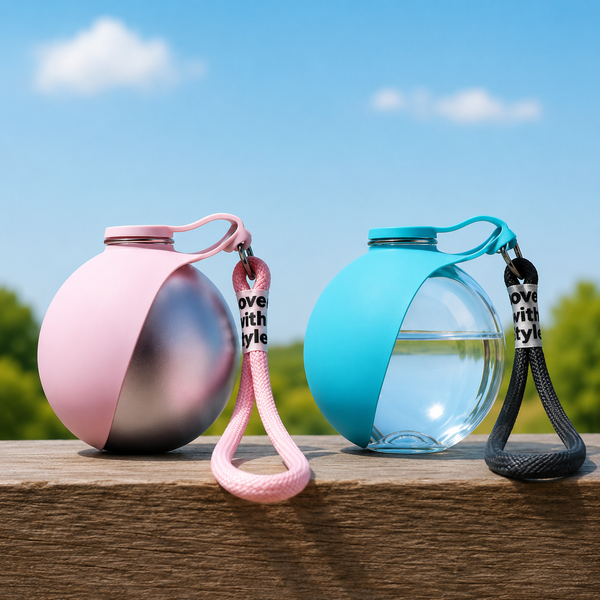 Portable Pet Water Bottle with Leak-Proof Return Design for Dogs & Cats