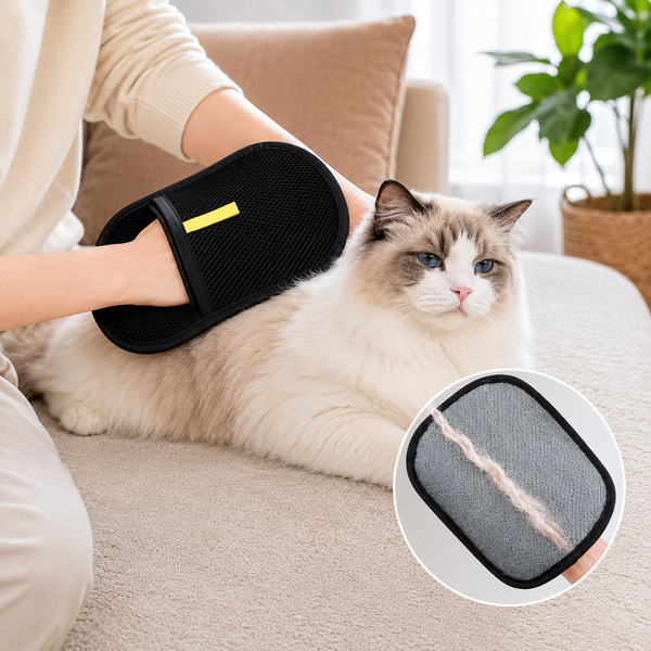 Reusable Pet Hair Remover Glove for Dogs & Cats Grooming