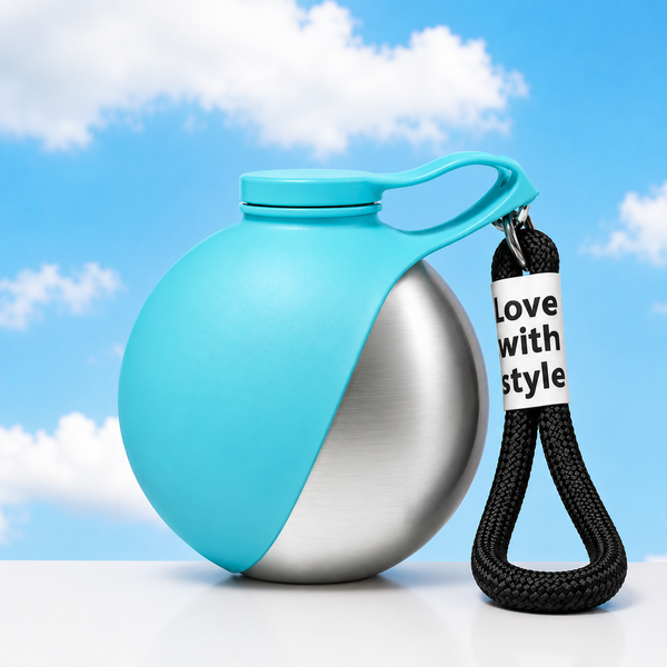 Portable Pet Water Bottle with Leak-Proof Return Design for Dogs & Cats
